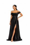 VESTIDO LARGO NEGRO