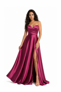 VESTIDO LARGO MAGENTA