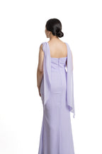 VESTIDO LARGO LILA