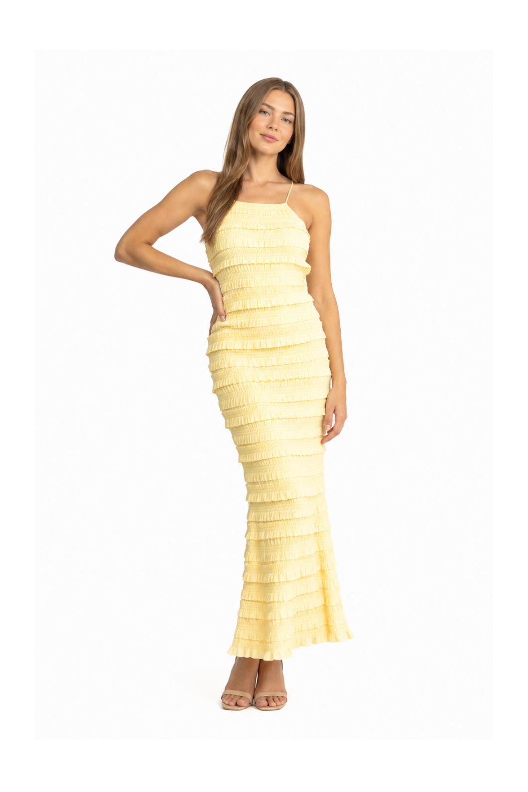 VESTIDO LARGO VAINILLA