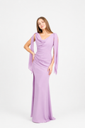 VESTIDO LARGO LILA