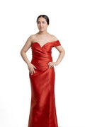 VESTIDO LARGO RUST
