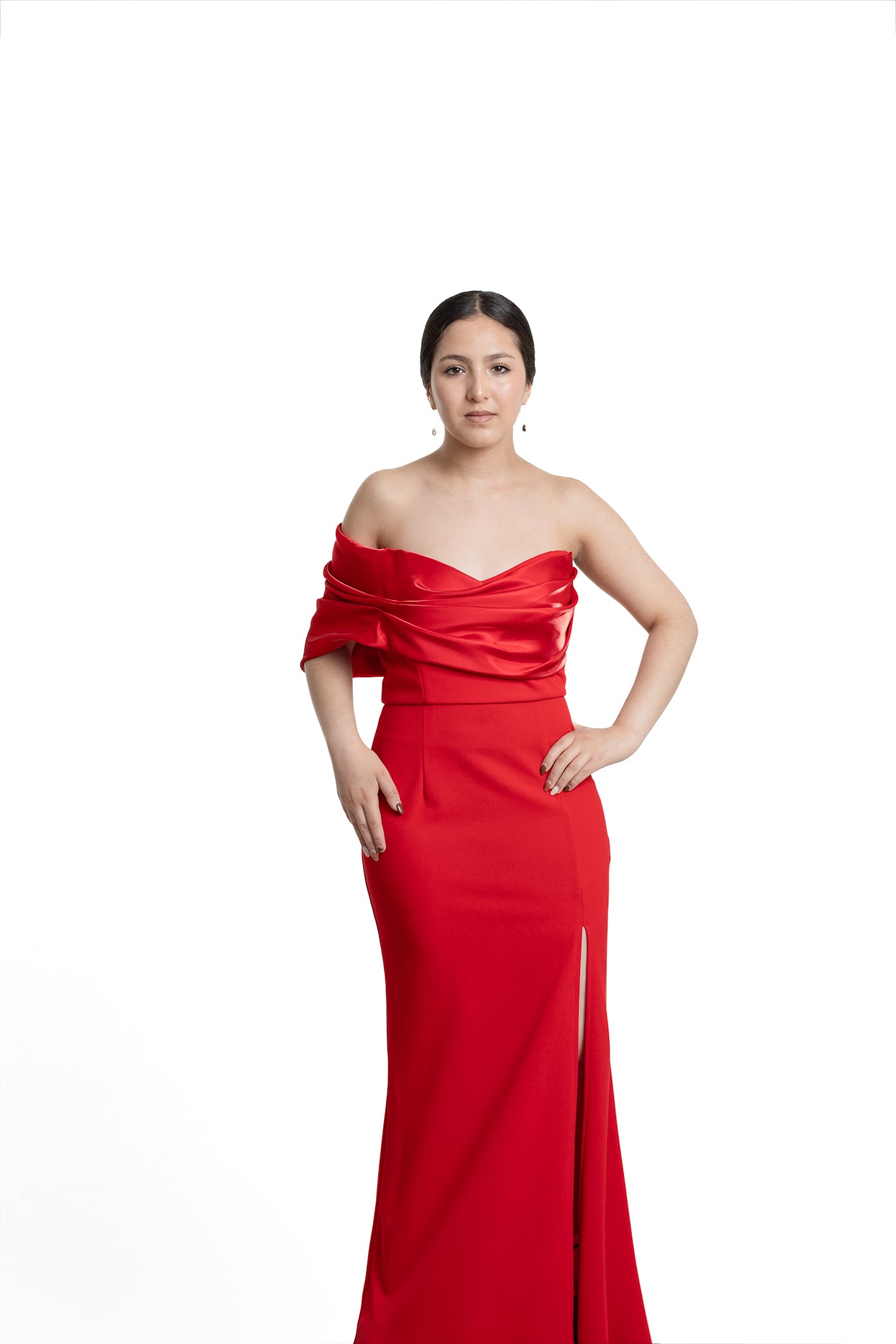 VESTIDO LARGO ROJO